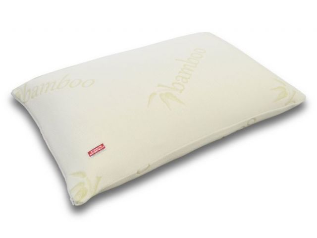Elegantie niveau Voorkeur Luxe Traagschuim bamboo chip kussen - Mvds-slaapcomfort